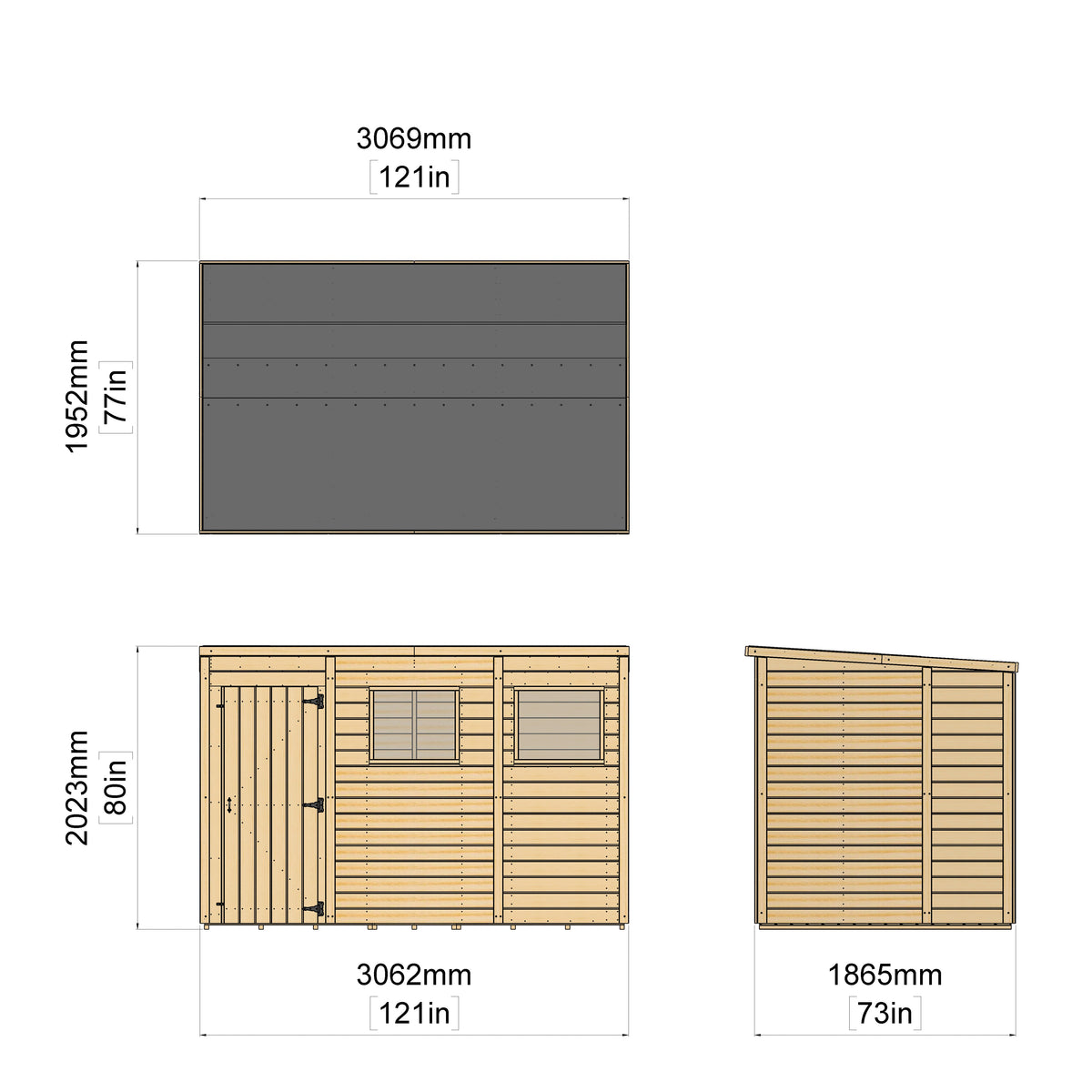 Garden Shed With Windows