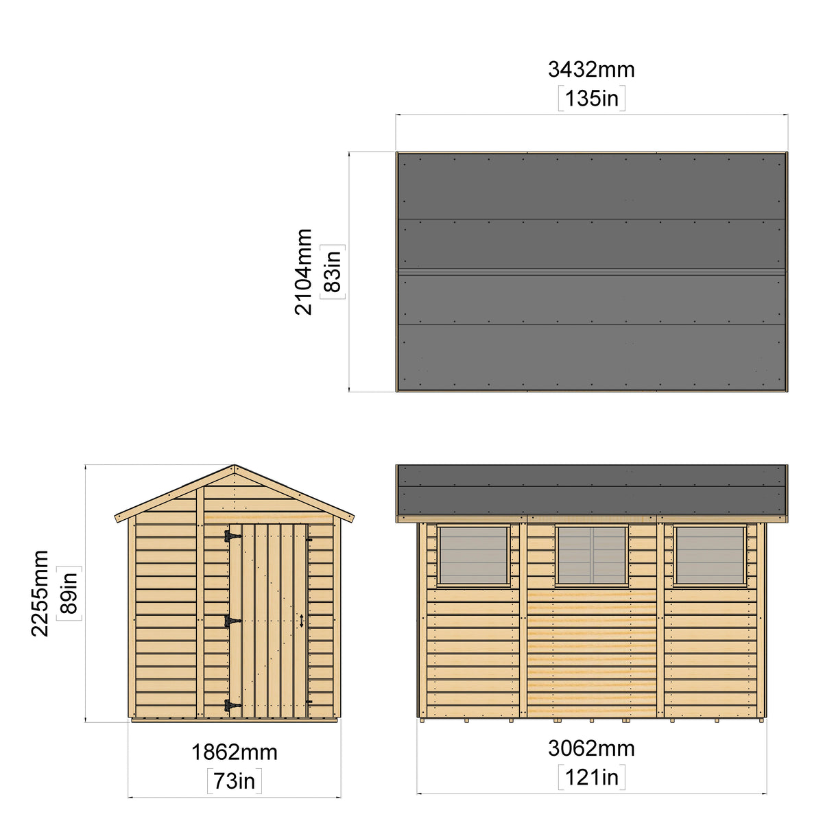 Garden Shed With Windows