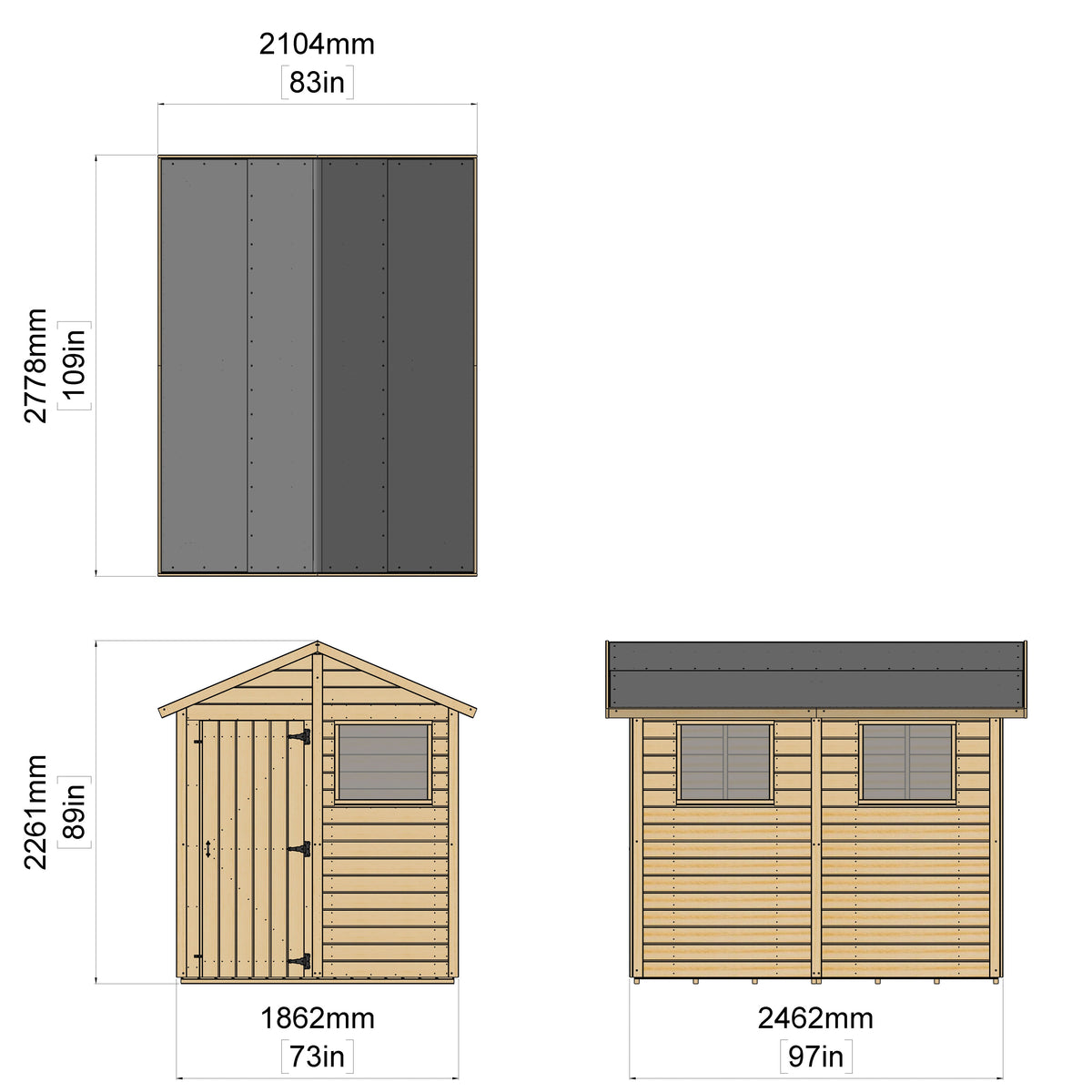 Garden Shed With Windows