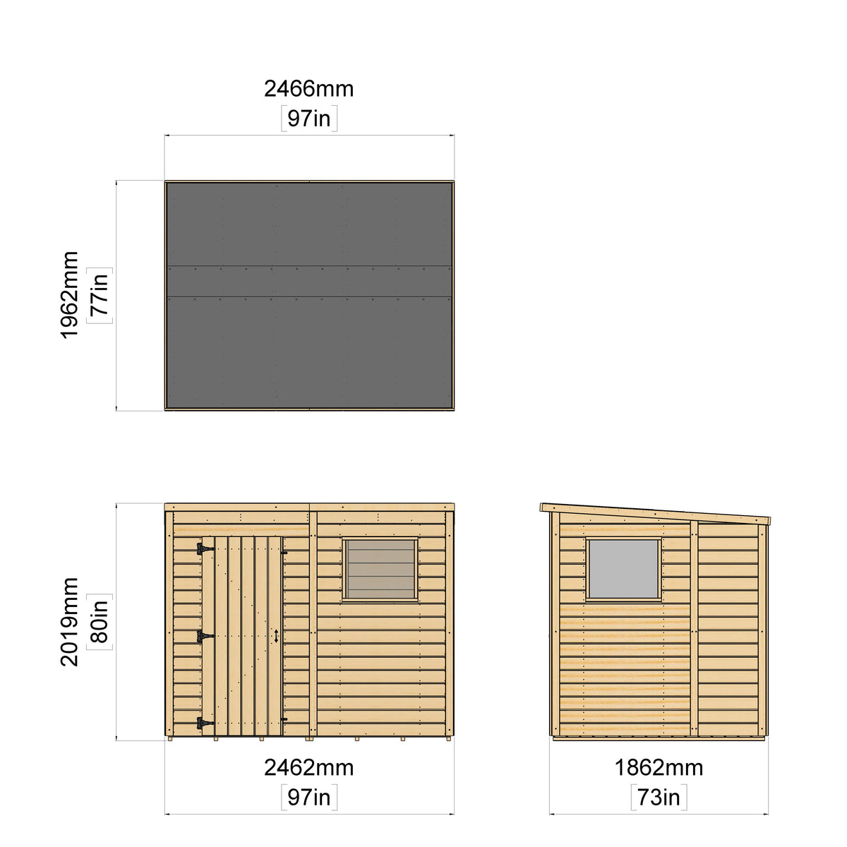Garden Shed With Windows